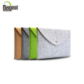 Trending Hot Eco Friendly Laptop Grey Felt Hand Carry Bags with Logo Printed